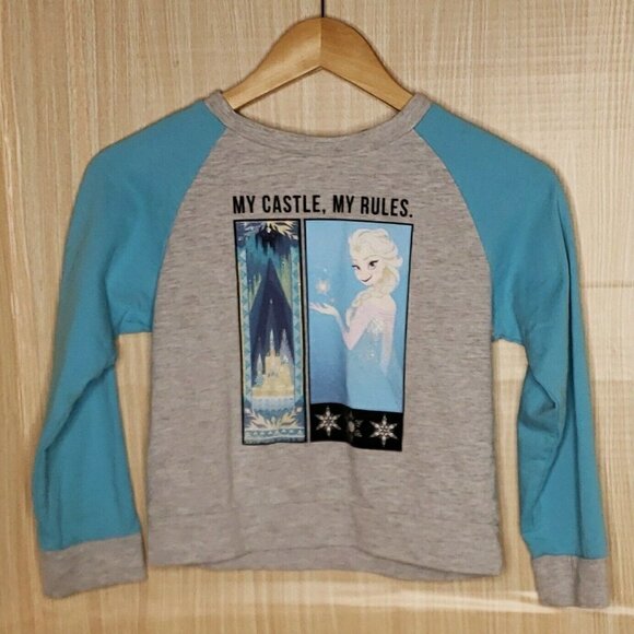 Disney Frozen Girls  Sweatshirt Large - Picture 1 of 4
